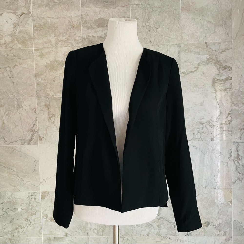 Eileen Fisher Open Front Blazer Jacket - Picture 2 of 8